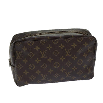 LOUIS VUITTON Monogram Trousse Toilette 28 Clutch Bag M47522 LV Auth 82413