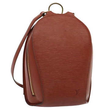 LOUIS VUITTON Epi Mabillon Backpack Brown M52233 LV Auth 82430