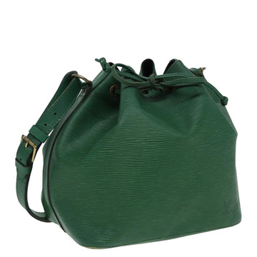 LOUIS VUITTON Epi Petit Noe Shoulder Bag Green M44104 LV Auth 82435