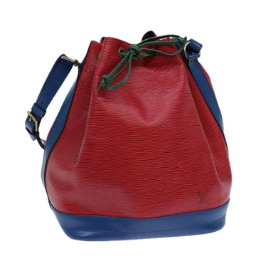 LOUIS VUITTON Epi Toriko Color Noe ShoulderBag Red Blue Green M44084 Auth 82440