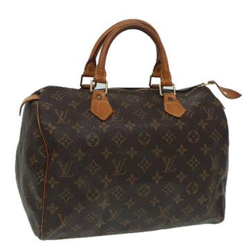 LOUIS VUITTON Monogram Speedy 30 Hand Bag M41526 LV Auth 82462