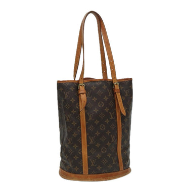 LOUIS VUITTON Monogram Bucket GM Shoulder Bag M42236 LV Auth 82464