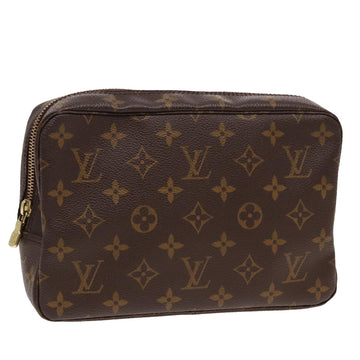 LOUIS VUITTON Monogram Trousse Toilette 23 Clutch Bag M47524 LV Auth 82488