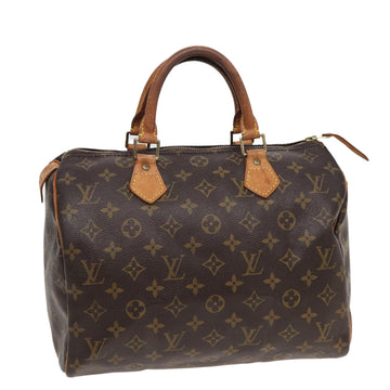 LOUIS VUITTON Monogram Speedy 30 Hand Bag M41526 LV Auth 82546