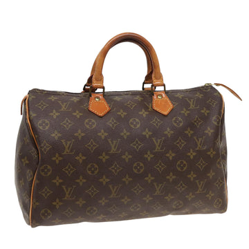 LOUIS VUITTON Monogram Speedy 35 Hand Bag M41524 LV Auth 82548