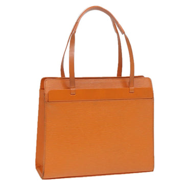 LOUIS VUITTON Epi Croisette PM Tote Bag Orange Mandarin M5249H LV Auth 82579