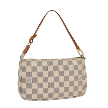 LOUIS VUITTON Damier Azur Pochette Accessoires Pouch N51986 LV Auth 82599