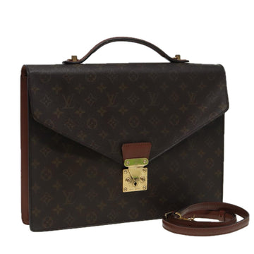 LOUIS VUITTON Monogram Porte Documents Bandouliere Bag M53338 LV Auth 82635