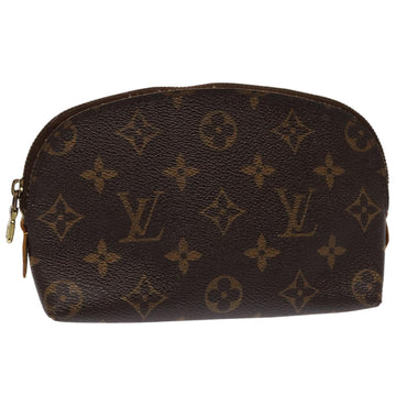 LOUIS VUITTON Monogram Pochette Cosmetic PM Cosmetic Pouch M47515 LV Auth 82719