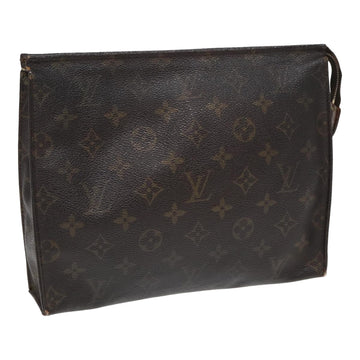 LOUIS VUITTON Monogram Poche Toilette 26 Pouch M47542 LV Auth 82729