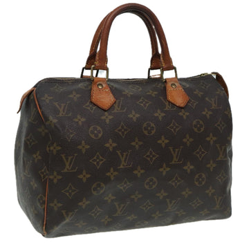 LOUIS VUITTON Monogram Speedy 30 Hand Bag M41526 LV Auth 82751