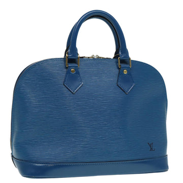 LOUIS VUITTON Epi Alma Hand Bag Toledo Blue M52145 LV Auth 82778