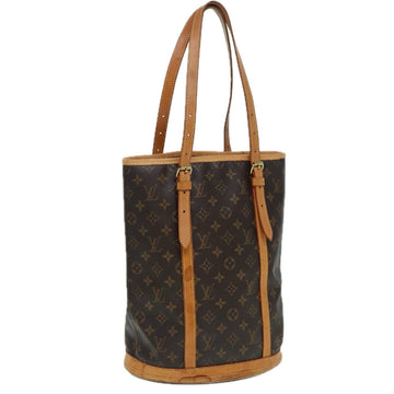 LOUIS VUITTON Monogram Bucket GM Shoulder Bag M42236 LV Auth 82801