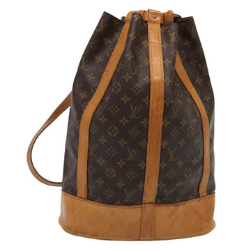 LOUIS VUITTON Monogram Randonnee GM Shoulder Bag M42244 LV Auth 82807