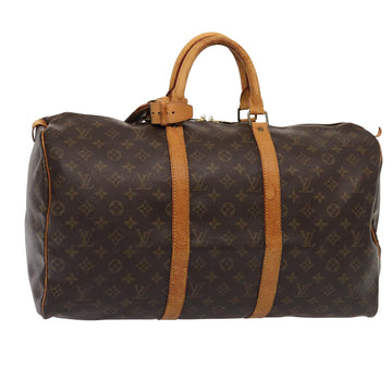 LOUIS VUITTON Monogram Keepall 50 Boston Bag M41426 LV Auth 82814