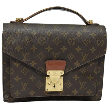 LOUIS VUITTON Monogram Monceau 28 Hand Bag 2way M51185 LV Auth 82844