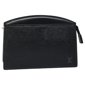 LOUIS VUITTON Epi Trousse Crete Pouch Black M48402 LV Auth 82862