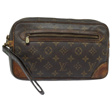 LOUIS VUITTON Monogram Marly Dragonne GM Clutch Bag M51825 LV Auth 82905