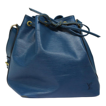 LOUIS VUITTON Epi Petit Noe Shoulder Bag Blue M44105 LV Auth 82912