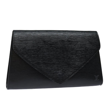 LOUIS VUITTON Epi Art Deco Clutch Bag Black M52632 LV Auth 82936