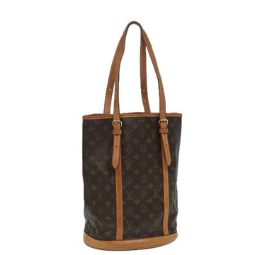 LOUIS VUITTON Monogram Bucket GM Shoulder Bag M42236 LV Auth 82971