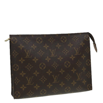 LOUIS VUITTON Monogram Poche Toilette 26 Pouch M47542 LV Auth 82992