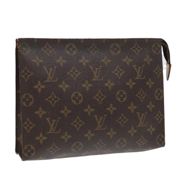 LOUIS VUITTON Monogram Poche Toilette 26 Pouch M47542 LV Auth 82993