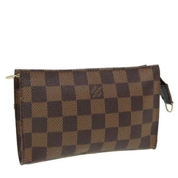 LOUIS VUITTON Damier Ebene Marais Pouch LV Auth 83001