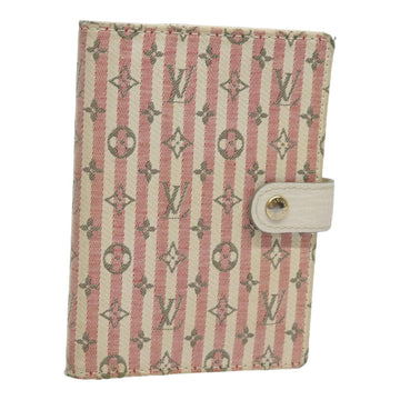 LOUIS VUITTON Mini Lin Croisette Agenda PM Day Planner Cover R20917 Auth 83004