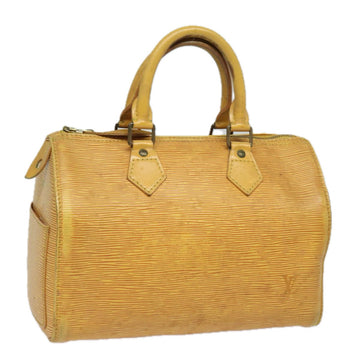 LOUIS VUITTON Epi Speedy 25 Hand Bag Tassili Yellow M43019 LV Auth 83026