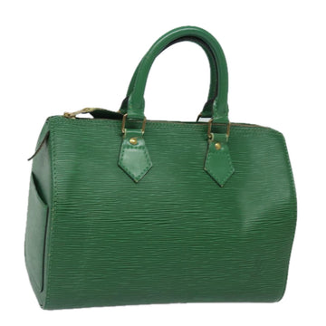 LOUIS VUITTON Epi Speedy 25 Hand Bag Borneo Green M43014 LV Auth 83027