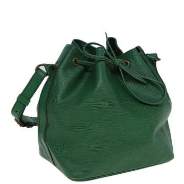 LOUIS VUITTON Epi Petit Noe Shoulder Bag Green M44102 LV Auth 83033