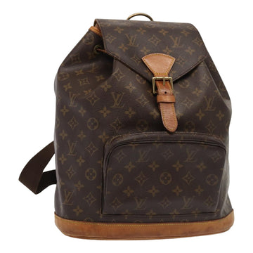 LOUIS VUITTON Monogram Montsouris GM Backpack M51135 LV Auth 83047