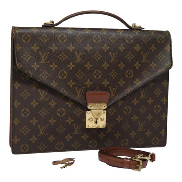 LOUIS VUITTON Monogram PorteDocuments Bandouliere Business Bag M53338 Auth 83056