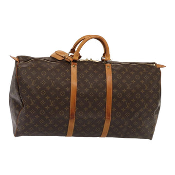 LOUIS VUITTON Monogram Keepall 60 Boston Bag M41422 LV Auth 83061