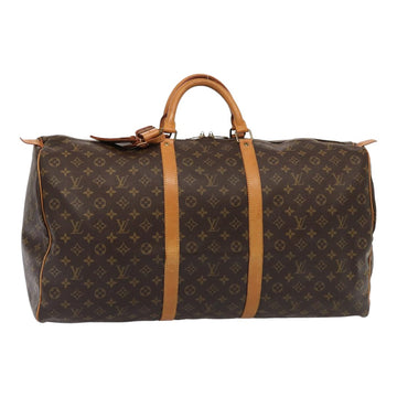 LOUIS VUITTON Monogram Keepall 60 Boston Bag M41422 LV Auth 83062