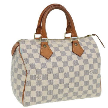 LOUIS VUITTON Damier Azur Speedy 25 Hand Bag N41534 LV Auth 83072