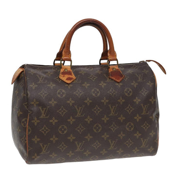 LOUIS VUITTON Monogram Speedy 30 Hand Bag M41526 LV Auth 83078