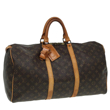 LOUIS VUITTON Monogram Keepall 50 Boston Bag M41426 LV Auth 83087