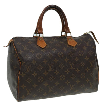 LOUIS VUITTON Monogram Speedy 30 Hand Bag M41526 LV Auth 83102