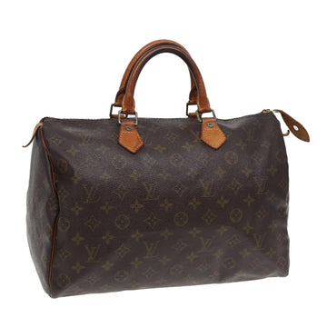 LOUIS VUITTON Monogram Speedy 35 Hand Bag M41524 LV Auth 83105