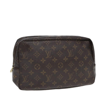 LOUIS VUITTON Monogram Trousse Toilette 28 Clutch Bag M47522 LV Auth 83110