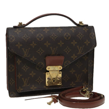 LOUIS VUITTON Monogram Monceau 26 Shoulder Bag M51187 LV Auth 83115