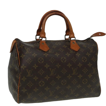 LOUIS VUITTON Monogram Speedy 30 Hand Bag M41526 LV Auth 83189