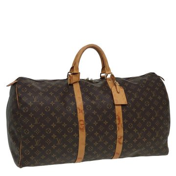 LOUIS VUITTON Monogram Keepall 60 Boston Bag M41422 LV Auth 83207