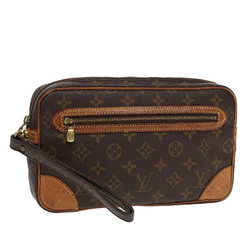 LOUIS VUITTON Monogram Marly Dragonne GM Clutch Bag M51825 LV Auth 83210