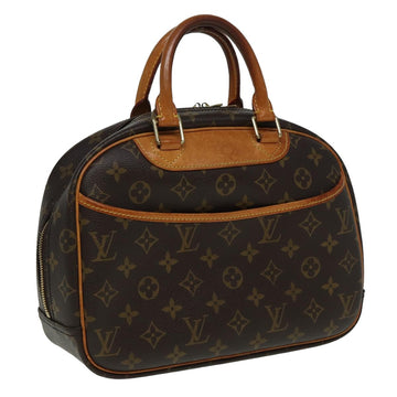 LOUIS VUITTON Monogram Trouville Hand Bag M42228 LV Auth 83258