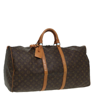 LOUIS VUITTON Monogram Keepall 60 Boston Bag M41422 LV Auth 83282