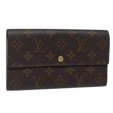 LOUIS VUITTON Monogram Pochette Porte Monnaie Credit Wallet M61725 LV Auth 83352