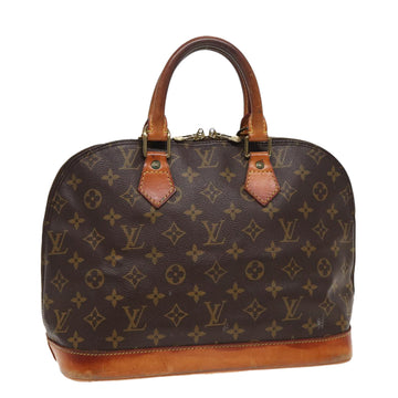 LOUIS VUITTON Monogram Alma Hand Bag M51130 LV Auth 83426